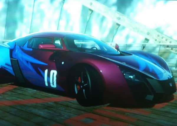 My customised (West Ham influenced) Marussia on Driveclub