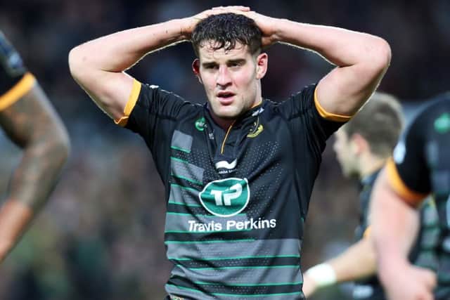 Calum Clark was one of two Saints players let go by national team boss Stuart Lancaster on Tuesday evening