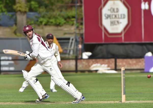 Matthew Spriegel in action for Northamptonshire