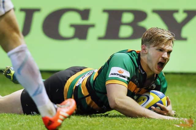 BRIGHT SPARK - Tom Stephenson was Saints' best player against Exeter (pictures: Kirsty Edmonds)