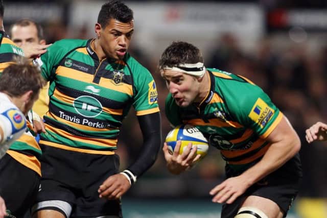THEY'RE BACK - Luther Burrell and Calum Clark have returned to Saints after being left out by England (picture: Kirsty Edmonds)