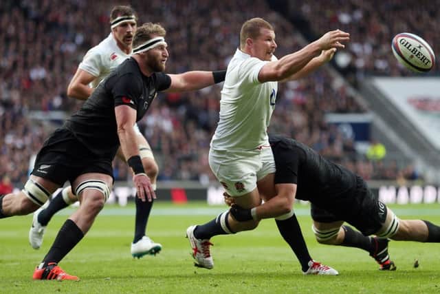 ON THE BENCH - Dylan Hartley and Tom Wood are only among the replacements for England's game against Samoa