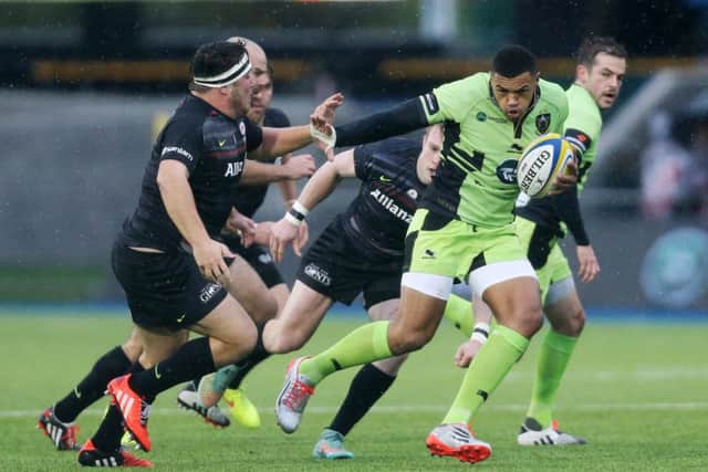 Saracens v Northampton Saints.Luther Burrell.