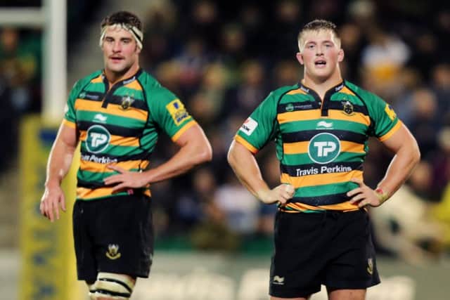 MISSING OUT - Calum Clark and Alex Waller have been unable to break into England's matchday squads this autumn (pictures: Kirsty Edmonds)