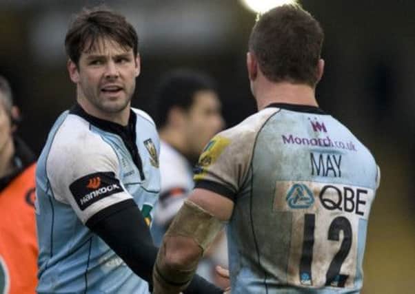 WE MEET AGAIN - Ben Foden will square up to old friend Tom May this weekend (picture: Linda Dawson)