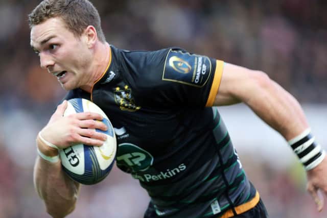 PLAYING RETURN - Saints winger George North is fit to face Treviso on Saturday