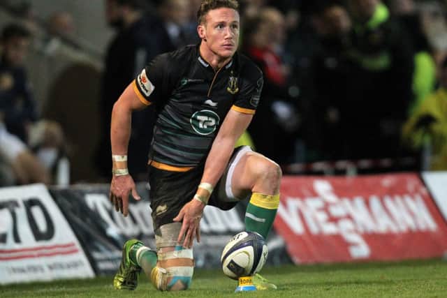 CAN HE KICK IT? - James Wilson was a jack of all trades in Saints' win over Treviso on Saturday (Picture: Sharon Lucey)