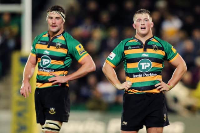 NEW DEALS - Calum Clark and Alex Waller have committed to Saints (picture: Kirsty Edmonds)