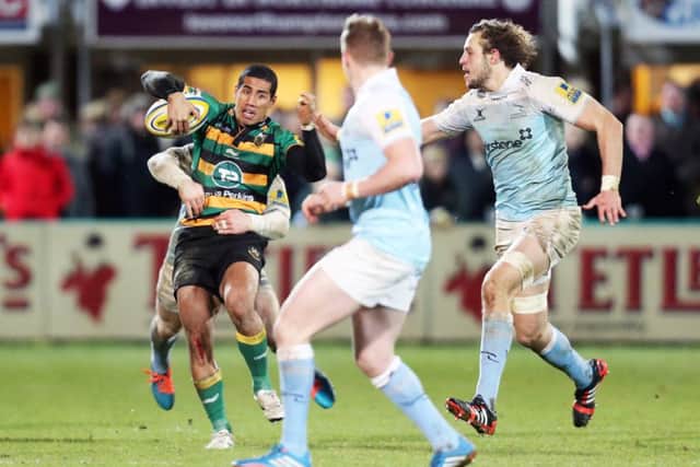 TOO HOT TO HANDLE - Ken Pisi kept Newcastle Falcons on their toes (pictures: Kirsty Edmonds)