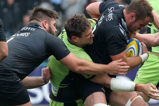 UP FOR THE CHALLENGE - Phil Dowson believes Kieran Brookes (left) will relish the chance to play for Saints