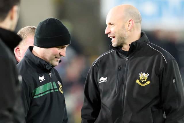 PLOTTING A BIG VICTORY - Saints director of rugby Jim Mallinder
