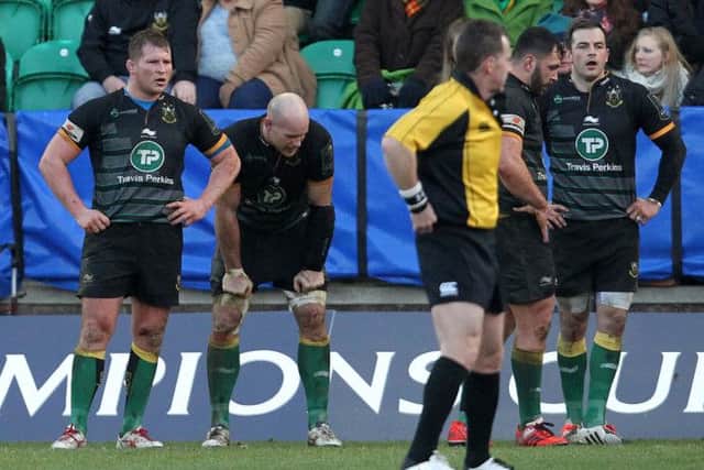DISAPPOINTING DAY - Saints were well beaten by Racing Metro (Picture: Sharon Lucey)