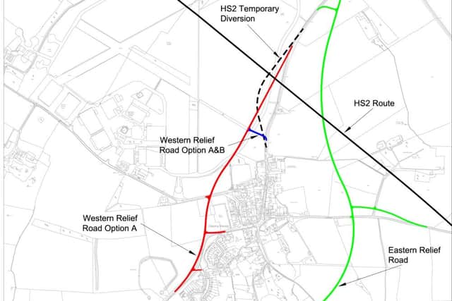 Routes for the Chipping Warden bypass