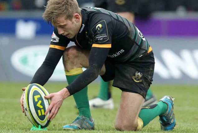 COOL AND COMPOSED - Sam Olver was impressive at fly-half for Saints in their win over Wasps (Pictures: Sharon Lucey)