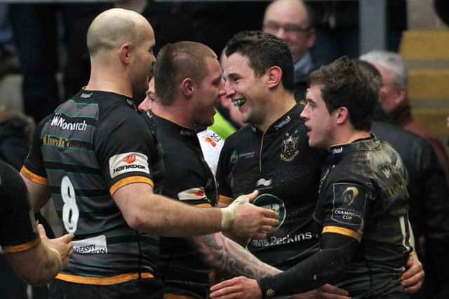 CUP WIN - Saints beat Wasps last Saturday to make the LV= Cup final four, but they will have to travel to Saracens in the semi-finals (picture: Sharon Lucey)