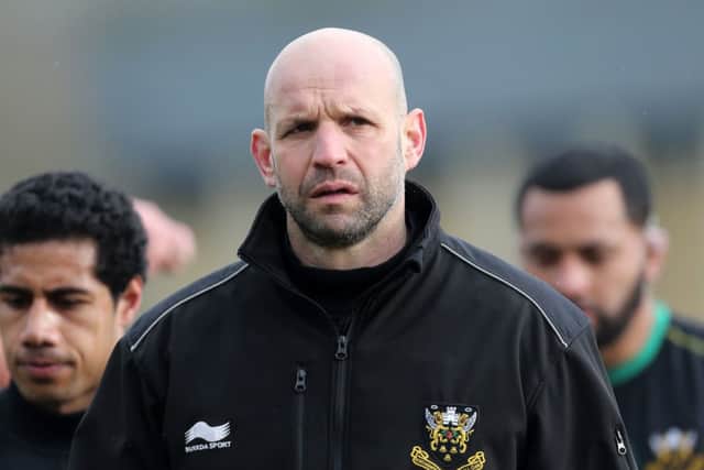 DEMANDING MORE - Saints director of rugby Jim Mallinder