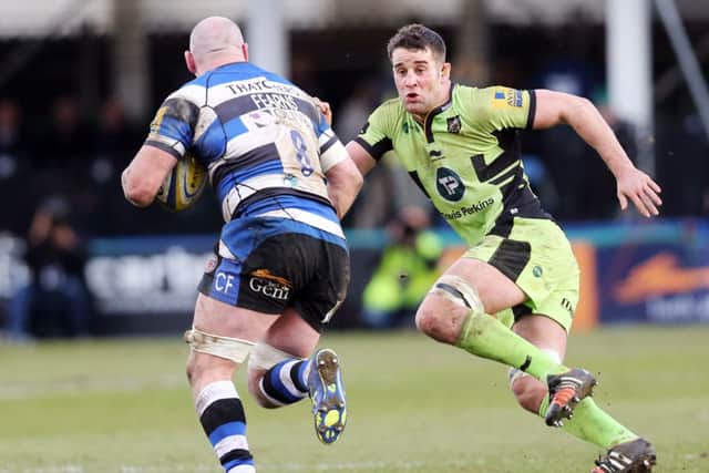 BACK AGAIN - Calum Clark has returned to Saints ahead of Friday's clash with Harlequins (picture: Kirsty Edmonds)
