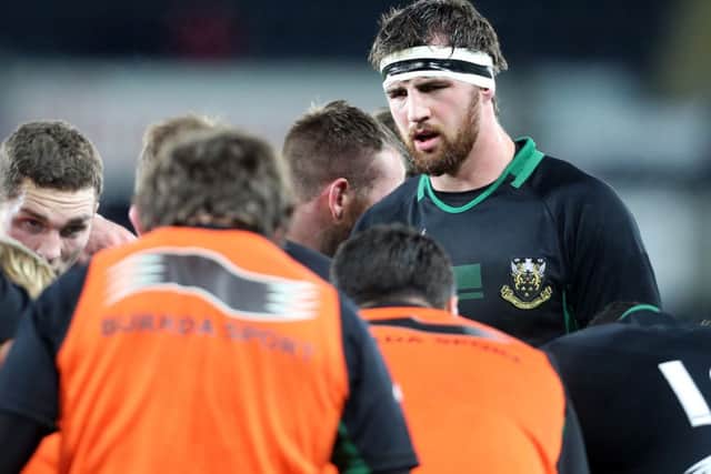 Tom Wood made his 100th Saints appearance against Harlequins on Friday night