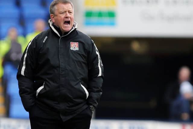 IN THE FRAME (AGAIN) - Cobblers boss Chris Wilder has been nominated for his second manager-of-the-month award on the bounce