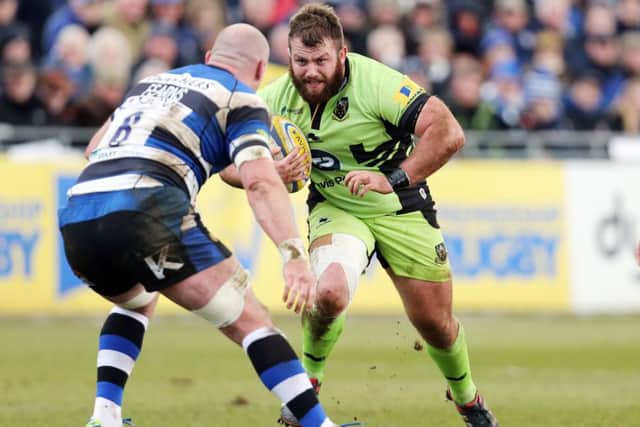 BIG DAY - Gareth Denman made his first Aviva Premiership start for Saints in the win at Bath
