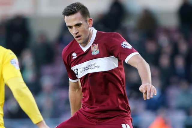 BIG CHANCE - Darren Carter is set to replace the suspended Joel Byrom in midfield for the trip to Plymouth