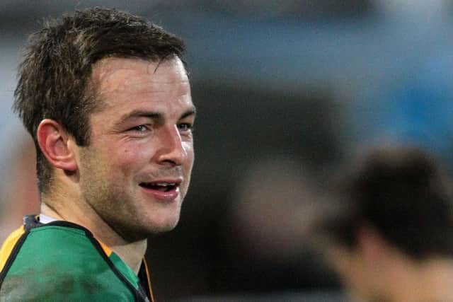ALL SMILES IN THE END - but Stephen Myler knows there were plenty of mistakes made by Saints in their win over Wasps on Friday (Picture: Sharon Lucey)