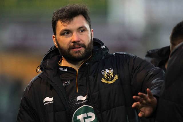 Alex Corbisiero's injury is not serious, according to Saints boss Jim Mallinder (picture: Sharon Lucey)