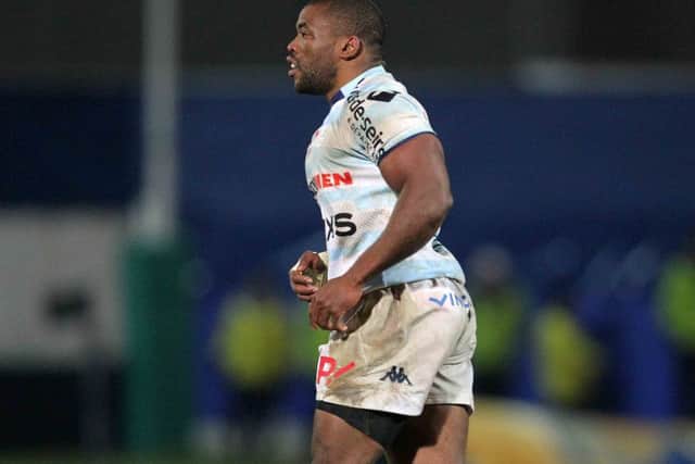 Brian Mujati, formerly of Northampton Saints, now plays for Racing Metro