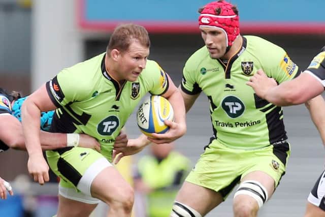 Christian Day (right) is sure Saints can bounce back against Saracens (picture: Kirsty Edmonds)