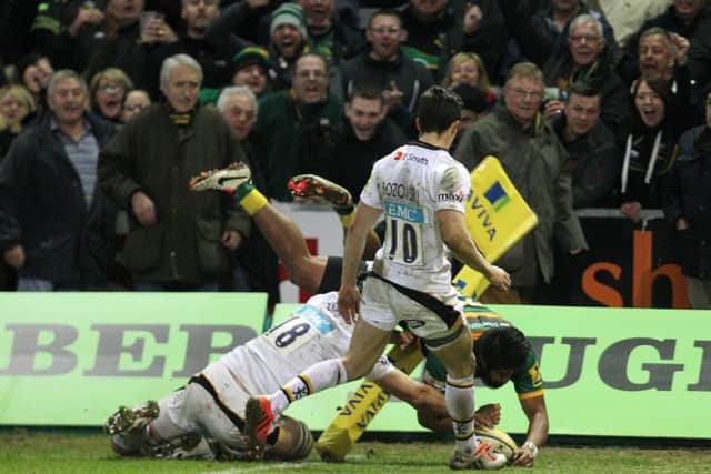 Ahsee Tuala scored two tries in last month's win against Wasps (picture: Sharon Lucey)