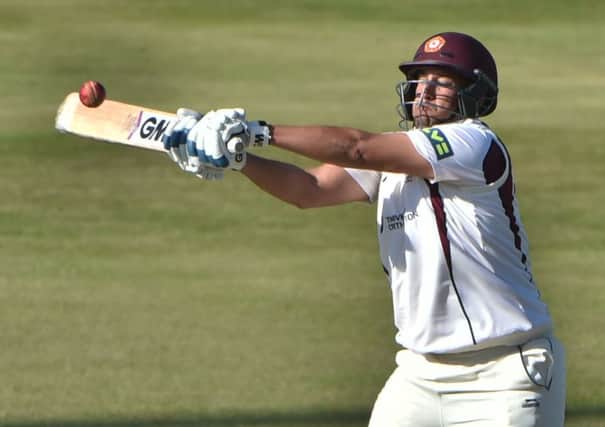 NO MESSING - Rory Kleinveldt was in good form with bat and ball against Leicestershire