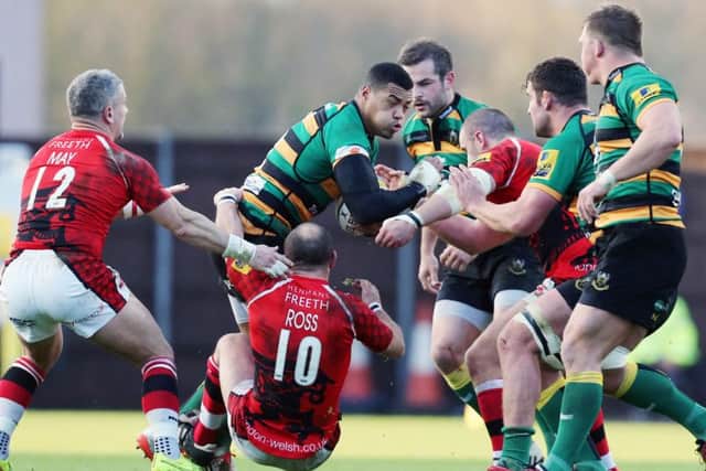 Saints beat London Welsh at the Kassam Stadium earlier in the season (picture: Kirsty Edmonds)