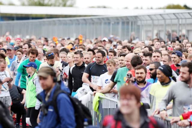 Silverstone Circuit hosted the Wings for Life World Run with David Coulthard in the catcher car and Mark Webber taking part. NNL-150405-092913009