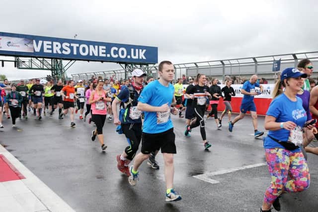 Silverstone Circuit hosted the Wings for Life World Run with David Coulthard in the catcher car and Mark Webber taking part. NNL-150405-092539009