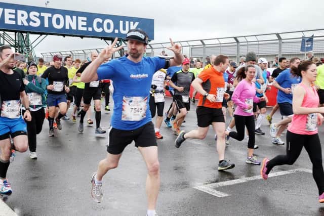 Silverstone Circuit hosted the Wings for Life World Run with David Coulthard in the catcher car and Mark Webber taking part. NNL-150405-092610009