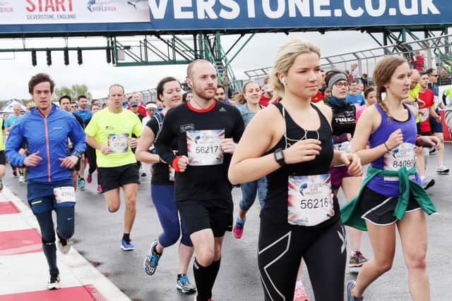 Silverstone Circuit hosted the Wings for Life World Run with David Coulthard in the catcher car and Mark Webber taking part. NNL-150405-092658009