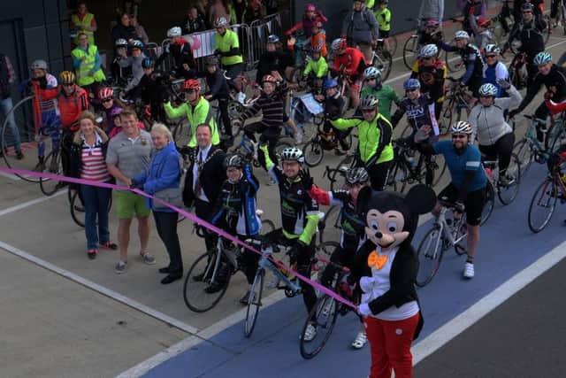 NorPIP annual bike ride around Silverstone Circuit
