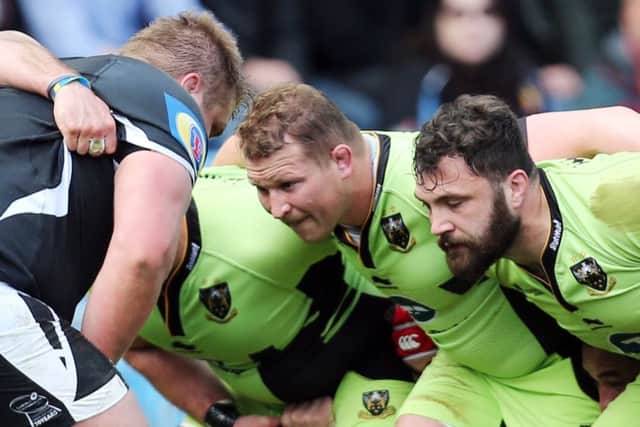 Dylan Hartley and Alex Corbisiero will look to push Saints to title glory (picture: Kirsty Edmonds)
