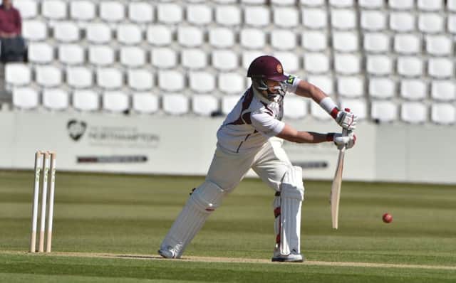 Josh Cobb held together Northamptonshire's batting against Derbyshire