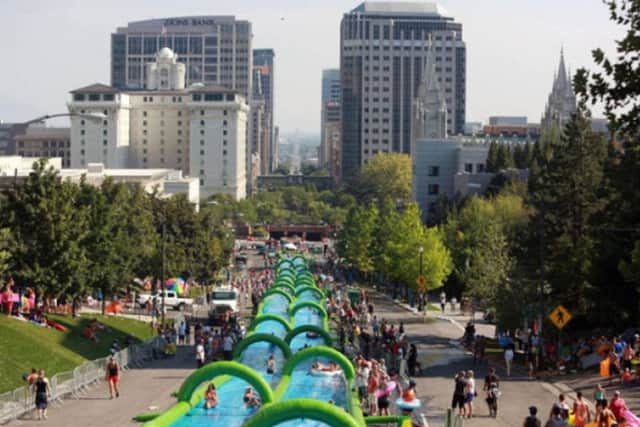 Slide the City is coming to Birmingham this summer