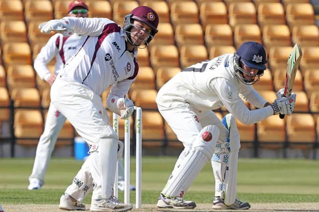 Adam Rossington suffered from a stomach bug during the game against Derbyshire