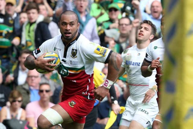 Samu Manoa scored for Saints as they beat Saracens last month (picture: Sharon Lucey)