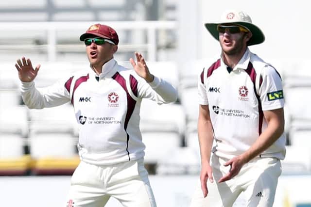 Alex Wakely and his Northamptonshire colleagues were hindered by the weather on day one against Surrey