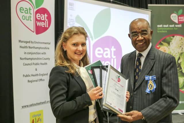 The launch of the Eat Out Eat Well awards scheme in Northamptonshire