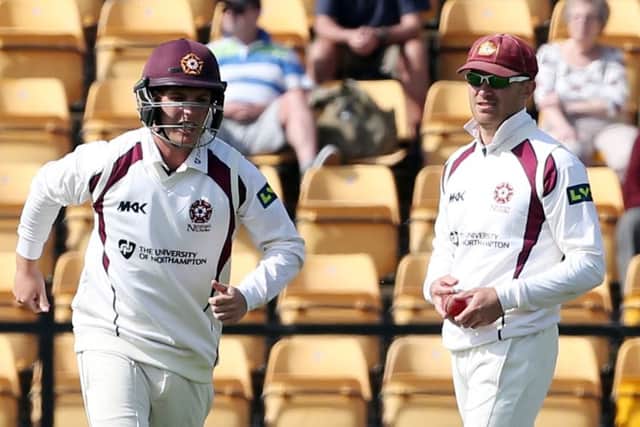 Rob Newton and Stephen Peters were both in good form with the bat for Northamptonshire