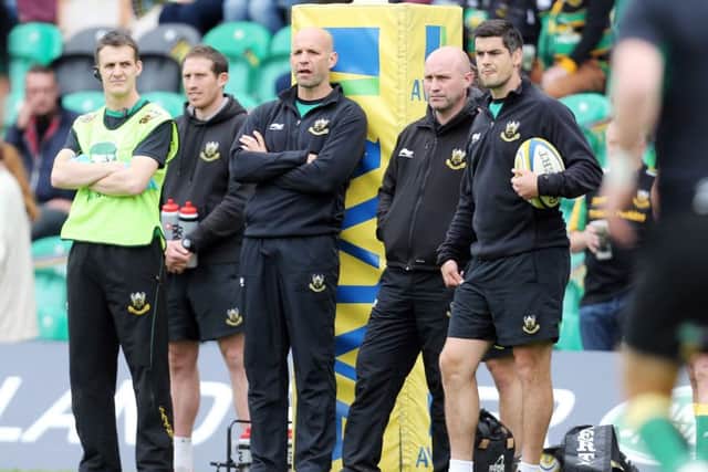 Jim Mallinder saw his Saints team finish top of the league for the first time, but then come up short in the end-of-season play-offs (Picture: Kirsty Edmonds)