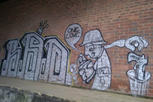 The RAD tag has been seen at numerous locations in Wellingborough