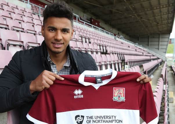 NEW SIGNING - Josh Lelan has joined the Cobblers from Derby County