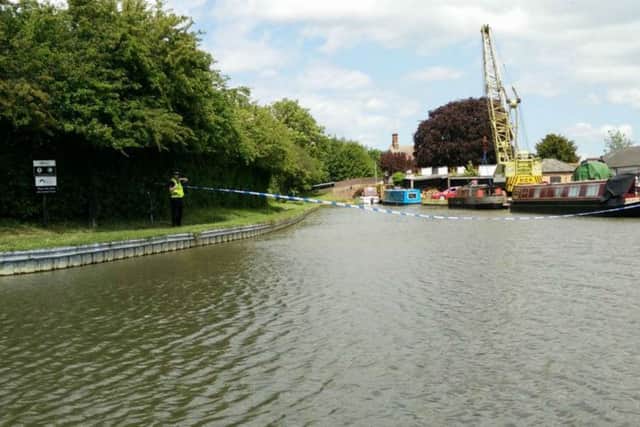 Thousands of litres of fuel leaked into the Grand Union Canal after a pipeline was cut at Gayton Marina