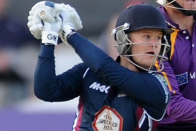 TOP SCORER - Ben Duckett hit 39 not out
